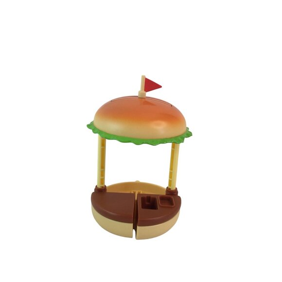 Calico Critter Hamburger Wagon Sylvanian Families Food Truck w/Accs 35+ Pcs - Picture 3 of 12